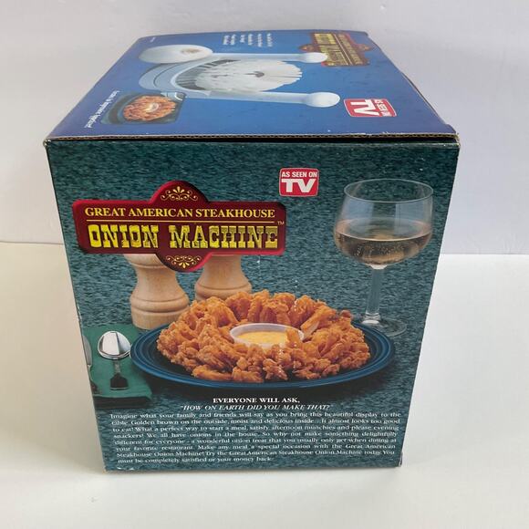 Great American Steakhouse Onion Machine Blooming Onion Original Box Seen on TV - Picture 8 of 11